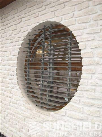 Fasadinės žaliuzės 75E, Small Circle Blind