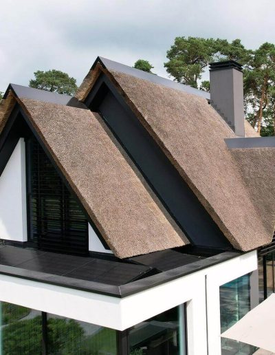 Fasadinės žaliuzės Multiple shapes, 155E, HaBé Bouwen in Stijl, Utrechtse Heuvelrug, NL