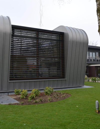 Fasadinės stačiakampės žaliuzės 145E, Kempen Cladding Bergeijk