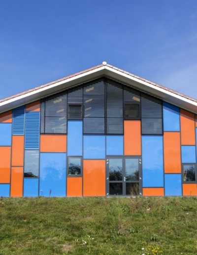 Fasadinės trikampės žaliuzės 75E, VSO De Isselborgh, Doetichem, NL