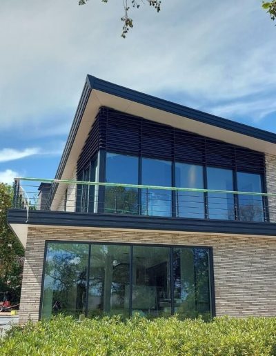 Fiksuotos trapecinės žaliuzės C100, Van Vliet Architects, Residence, Leidschendam, NL