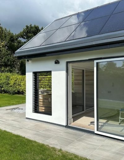 Lauko pertvarų Stačiakampio formos žaliuzės 96E, „Solar-Shield“