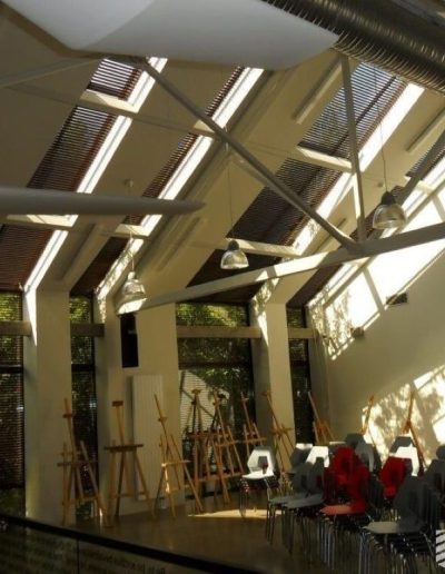Stoglangio vidaus žaliuzės 50W, Skylight Wooden Slats, Lithuania