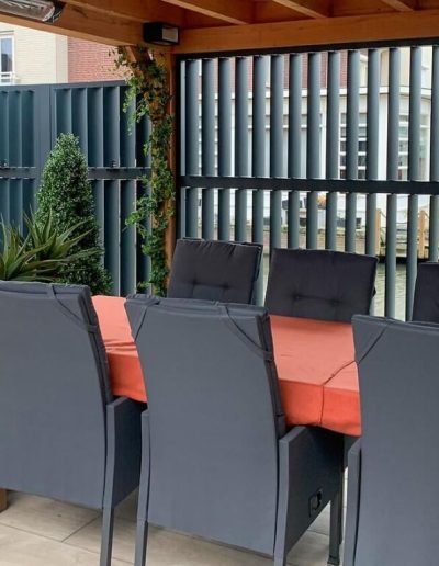 Vertikalios fasadinės žaliuzės EL-145, Residence, Papendrecht, NL
